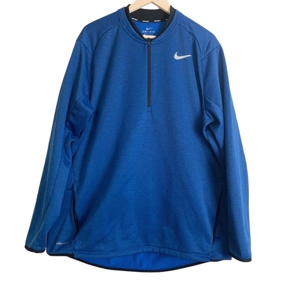Nike Other - NIKE GOLF Dri-Fit Quarter Zip Blade Collar Fleece Lined Warm Pullover XXL